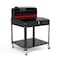 Luxor 49.25 D X 49.25 H, 34.5 W X powder coated steel w/MDF, black DTWS002 - alternate 6